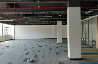 公司領導集體參觀考察 萌恒鎮海總部大樓工程樣板間